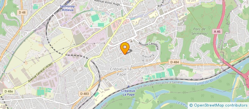 localisation de l'entreprise CFIR TPE à RILLIEUX-LA-PAPE