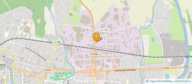 localisation de l'entreprise CFIS à MEAUX
