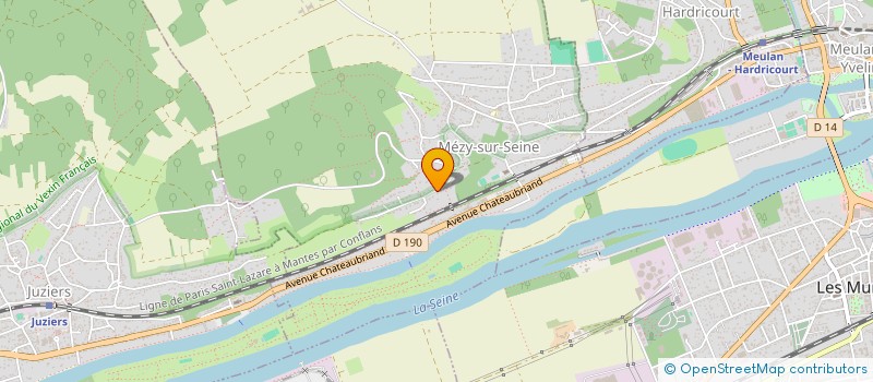 localisation de l'entreprise CFJ  MEZY-SUR-SEINE