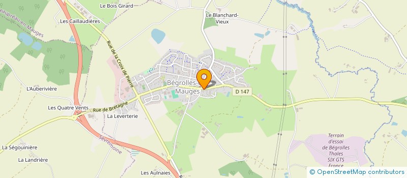 localisation de l'entreprise CFJ IMMO  SAINT-ALBAN-D'HURTIERES