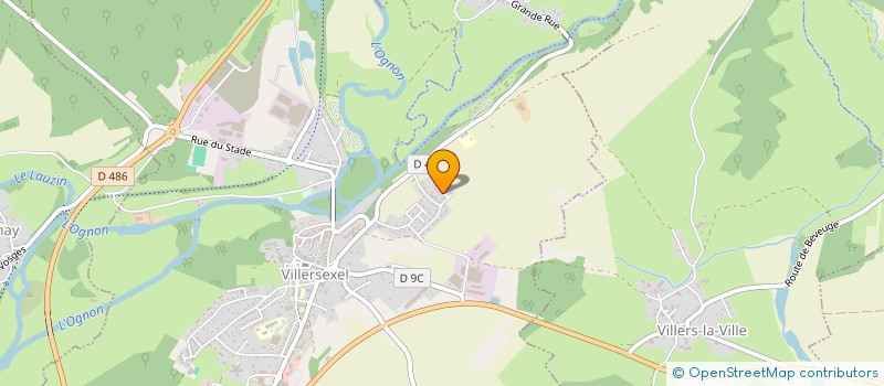 localisation de l'entreprise CFJ IMMO  VILLERSEXEL