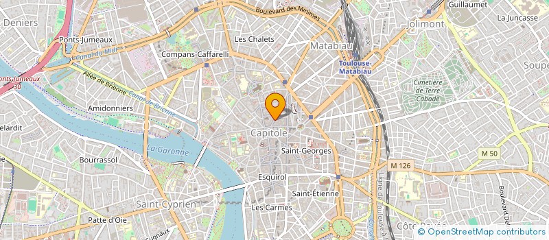 localisation de l'entreprise CFJ IMMOBILIER à TOULOUSE