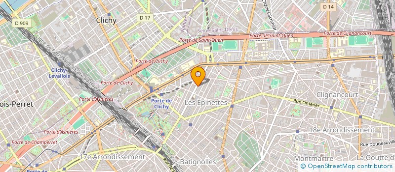 localisation de l'entreprise CFJ-POUCHET  PARIS