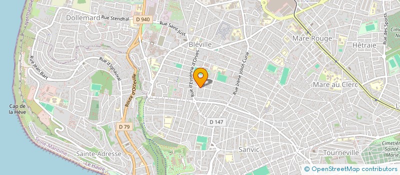 localisation de l'entreprise CFJS PARIS à LE HAVRE