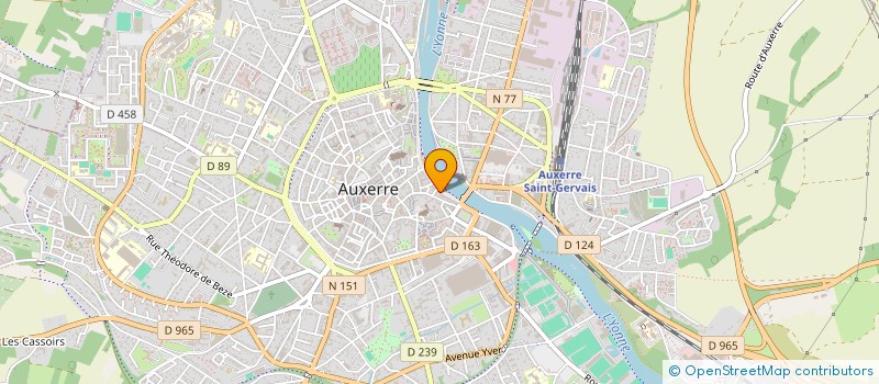 localisation de l'entreprise CFJSP à AUXERRE