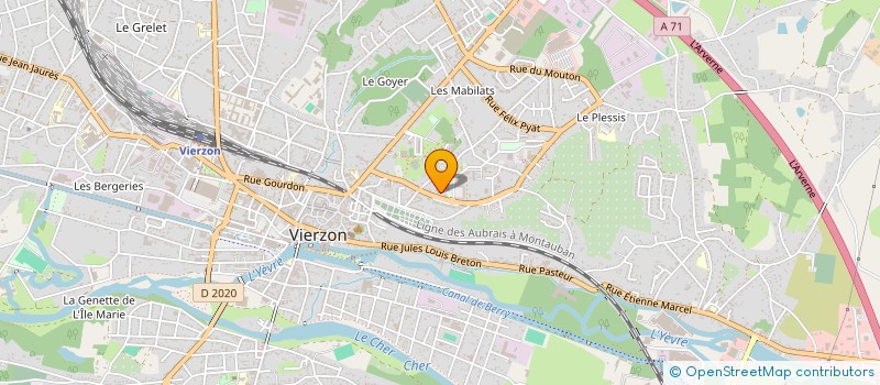 localisation de l'entreprise CFK  VIERZON