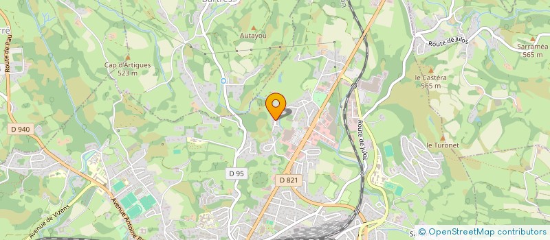 localisation de l'entreprise CFK  LOURDES