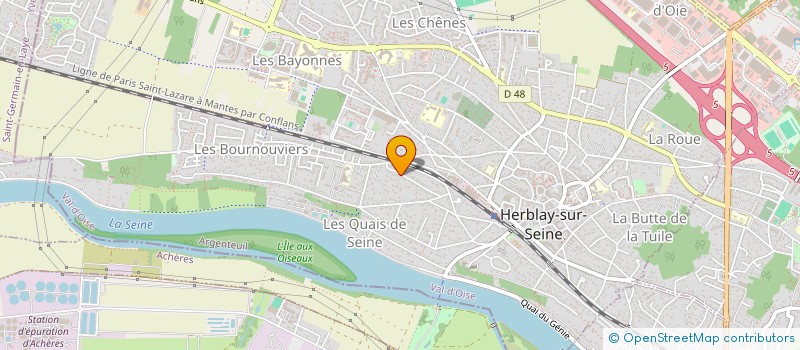 localisation de l'entreprise CFKC  HERBLAY-SUR-SEINE