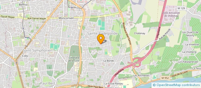 localisation de l'entreprise CFKT  TOURS