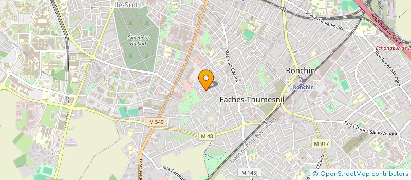 localisation de l'entreprise CFL à FACHES-THUMESNIL