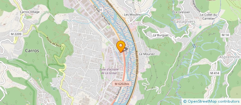 localisation de l'entreprise CFL à CARROS