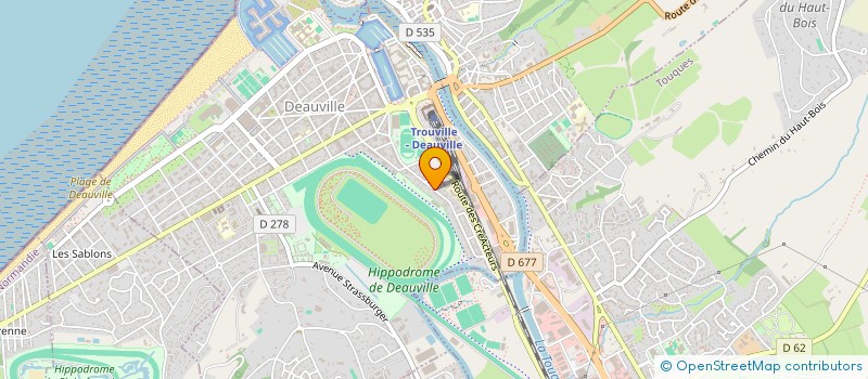 localisation de l'entreprise CFL à DEAUVILLE
