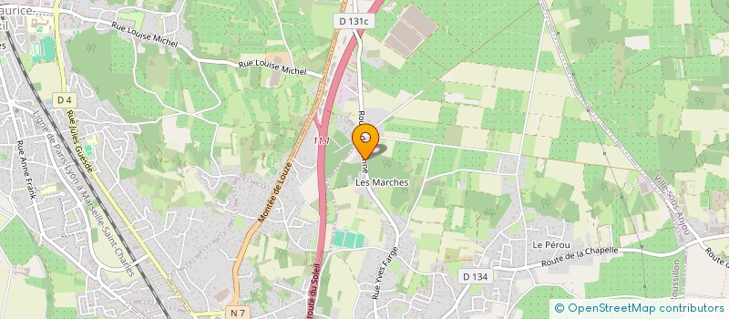 localisation de l'entreprise CFL à ROUSSILLON