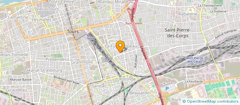 localisation de l'entreprise CFL CONSEIL ET FORMATION  TOURS
