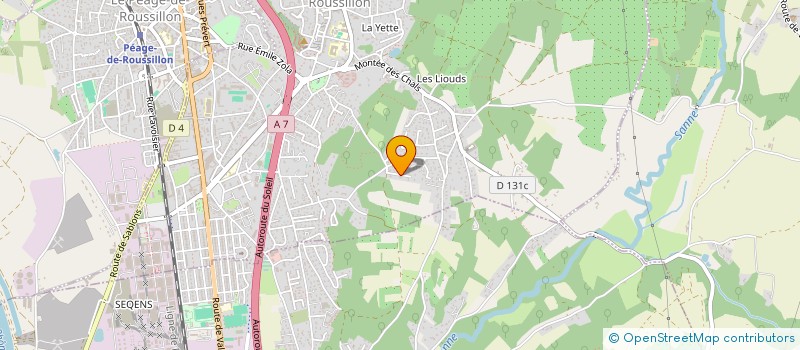 localisation de l'entreprise CFL INVEST  ROUSSILLON