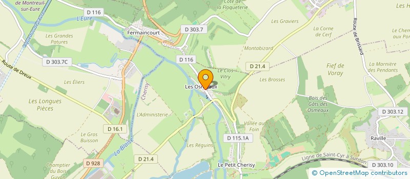 localisation de l'entreprise CFL MEUNERIE à CHERISY
