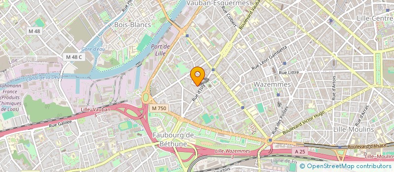 localisation de l'entreprise CFLB à LILLE