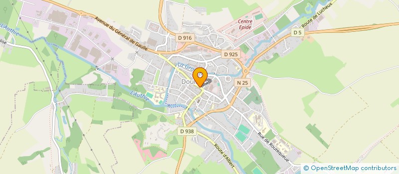 localisation de l'entreprise CFLD  DOULLENS