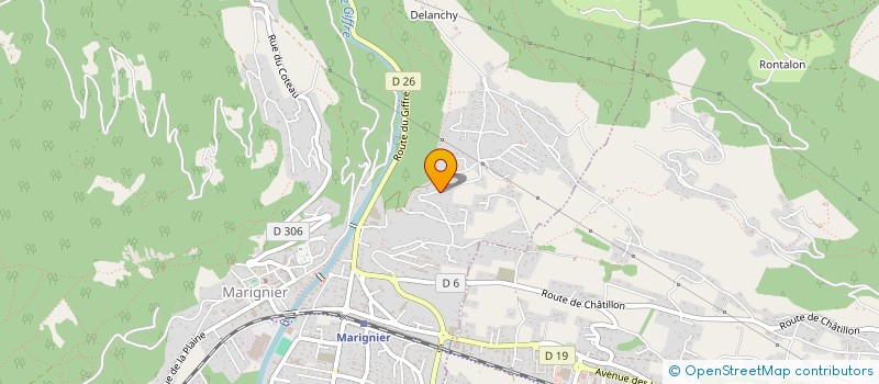 localisation de l'entreprise CFLH  MARIGNIER