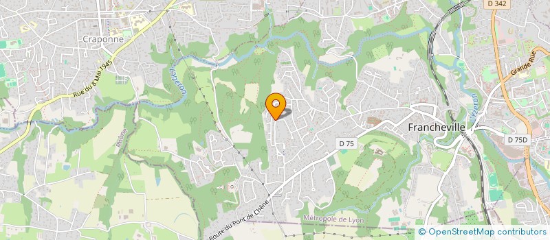 localisation de l'entreprise CFLJ  FRANCHEVILLE