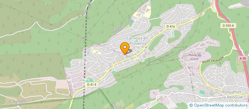 localisation de l'entreprise CFLR à CARNOUX-EN-PROVENCE