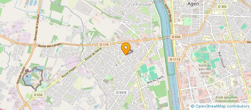 localisation de l'entreprise CFLTP  LE PASSAGE