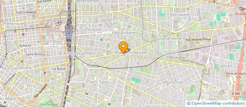 localisation de l'entreprise CFM  LYON