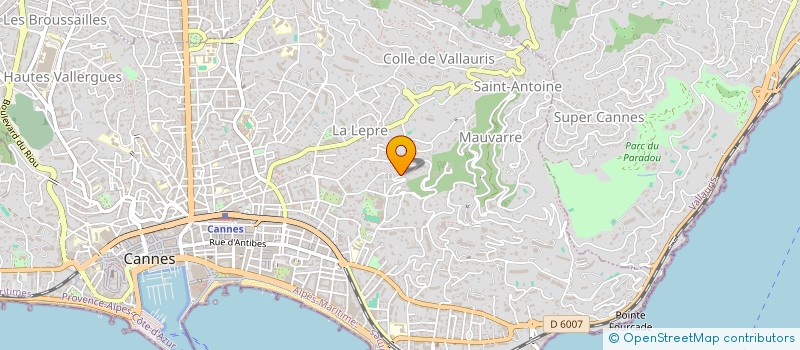 localisation de l'entreprise CFM à CANNES