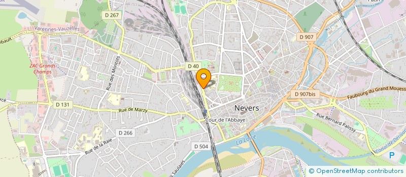 localisation de l'entreprise CFM à NEVERS