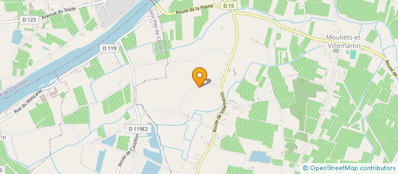 localisation de l'entreprise CFM  MOULIETS-ET-VILLEMARTIN