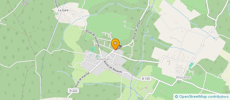 localisation de l'entreprise CFM  ROAILLAN