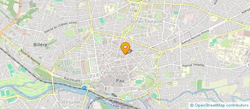 localisation de l'entreprise CFM GESTION à PAU