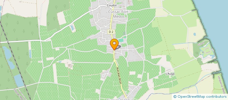 localisation de l'entreprise CFM HORIZON  CUSSAC-FORT-MEDOC