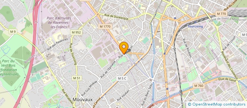 localisation de l'entreprise CFM IMMO 2  TOURCOING