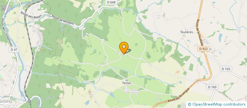 localisation de l'entreprise CFM IMMO  LE BAS SEGALA