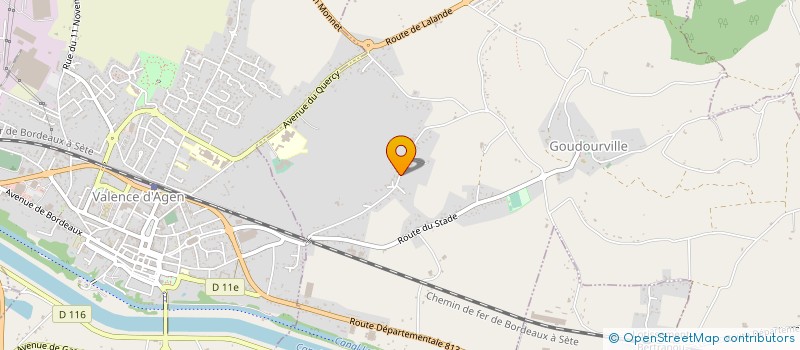 localisation de l'entreprise CFM SUD-OUEST à GOUDOURVILLE