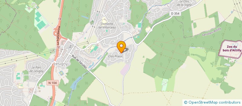 localisation de l'entreprise CFMB  FEROLLES-ATTILLY