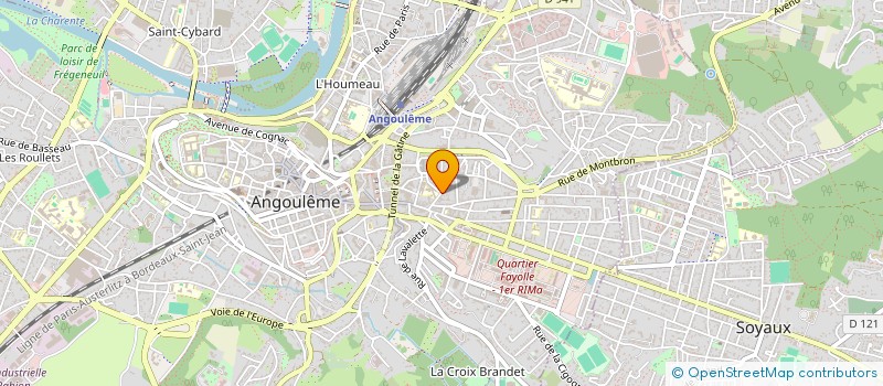 localisation de l'entreprise CFMG INVESTISSEMENTS à ANGOULEME