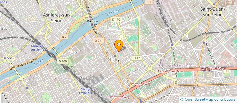 localisation de l'entreprise CFMJ à CLICHY