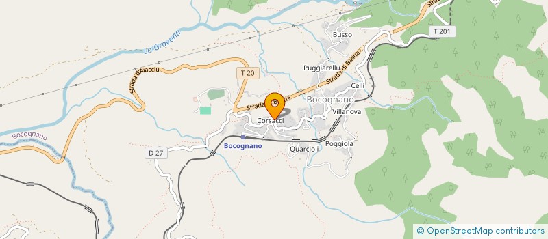 localisation de l'entreprise CFMR CREAZIONE à BOCOGNANO
