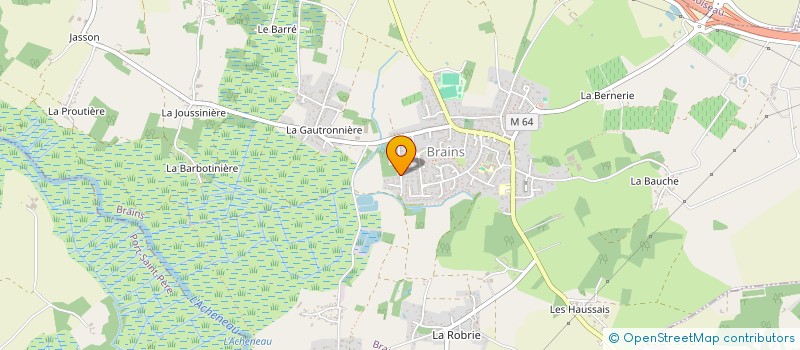 localisation de l'entreprise CFMR DU LANDAS  BRAINS