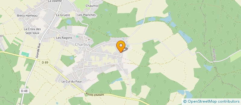 localisation de l'entreprise CFMV  CHARBUY