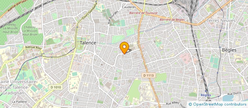 localisation de l'entreprise CFMX à TALENCE