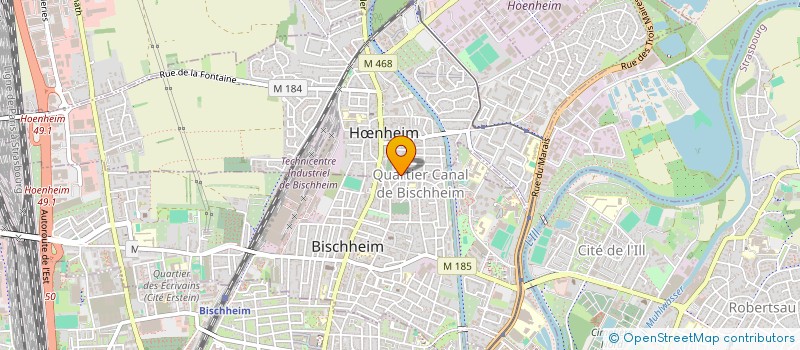 localisation de l'entreprise CFN ASSOCIES  HNHEIM