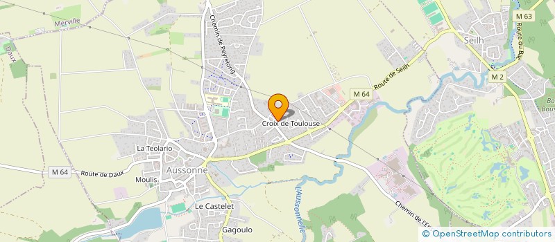 localisation de l'entreprise CFO PATRIMOINE à AUSSONNE