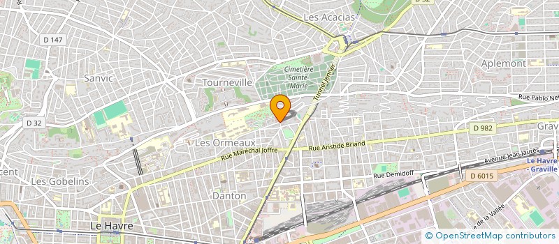 localisation de l'entreprise CFORMCAD3D  LE HAVRE