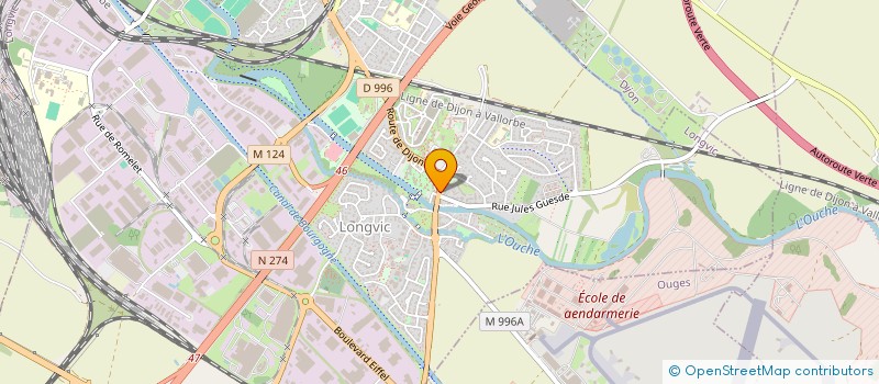 localisation de l'entreprise CFOS à LONGVIC