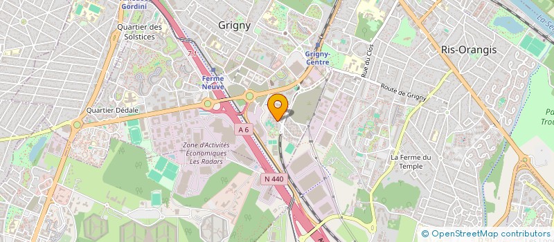 localisation de l'entreprise CFP à GRIGNY