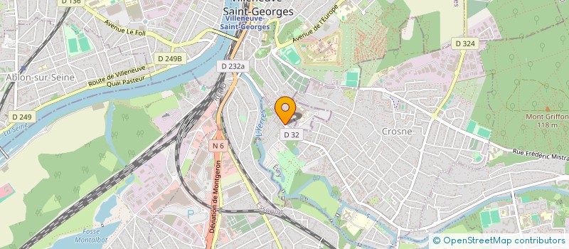 localisation de l'entreprise CFP à CROSNE