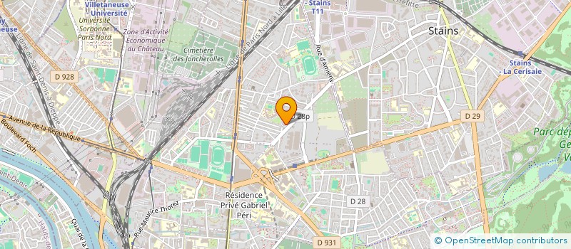 localisation de l'entreprise CFP à PIERREFITTE-SUR-SEINE